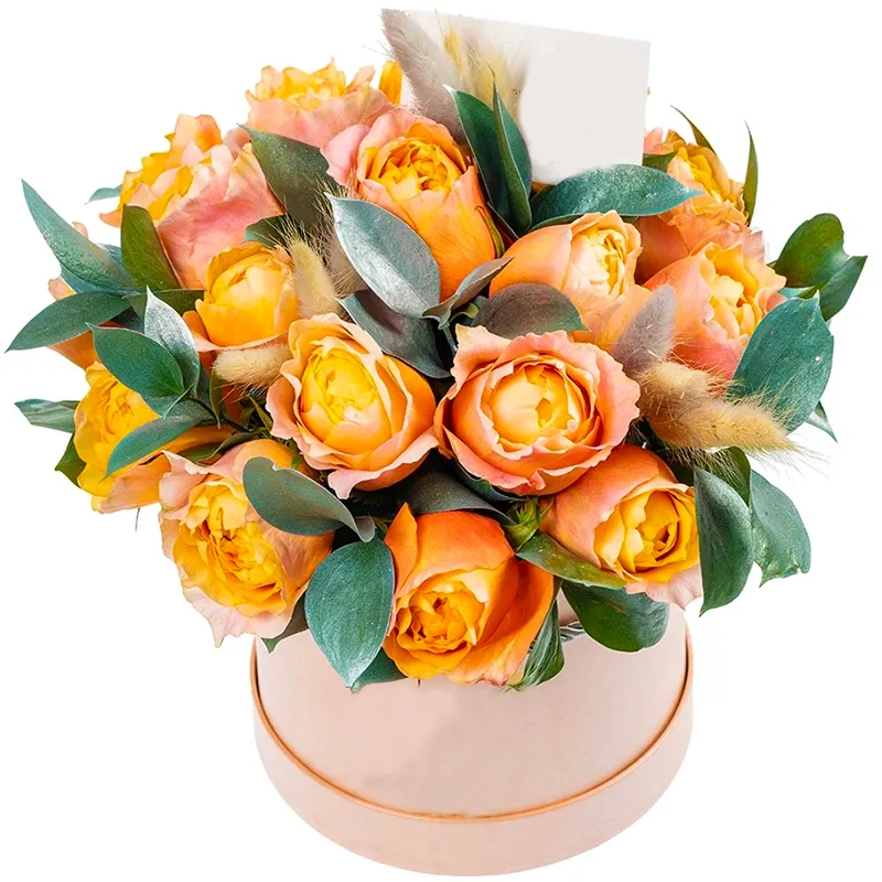 Цветы в коробке Костер чувств