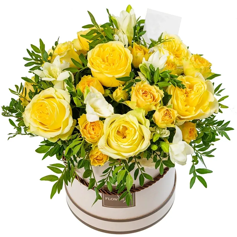 Цветы в коробке Красота в тебе