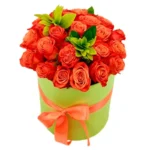 Цветы в коробке Симфония чувств